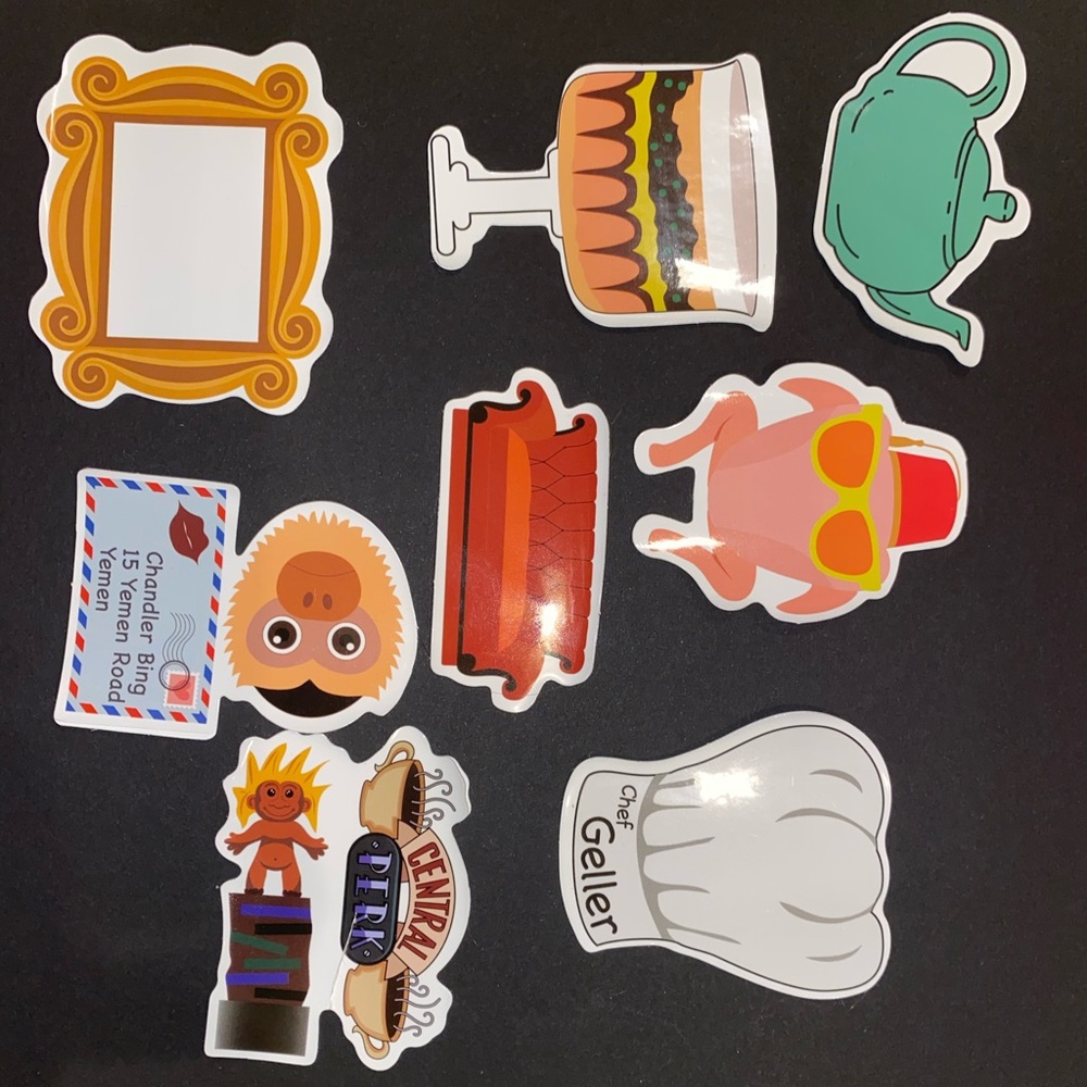 FRIENDS and The Office stickers!
